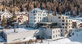 Sunstar Swiss Hotel Collection Pontresina Aussenansicht Pontresina Drohne Web 1