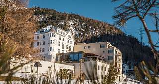 Sunstar Swiss Hotel Collection Pontresina Aussenansicht Winter Hotel 12